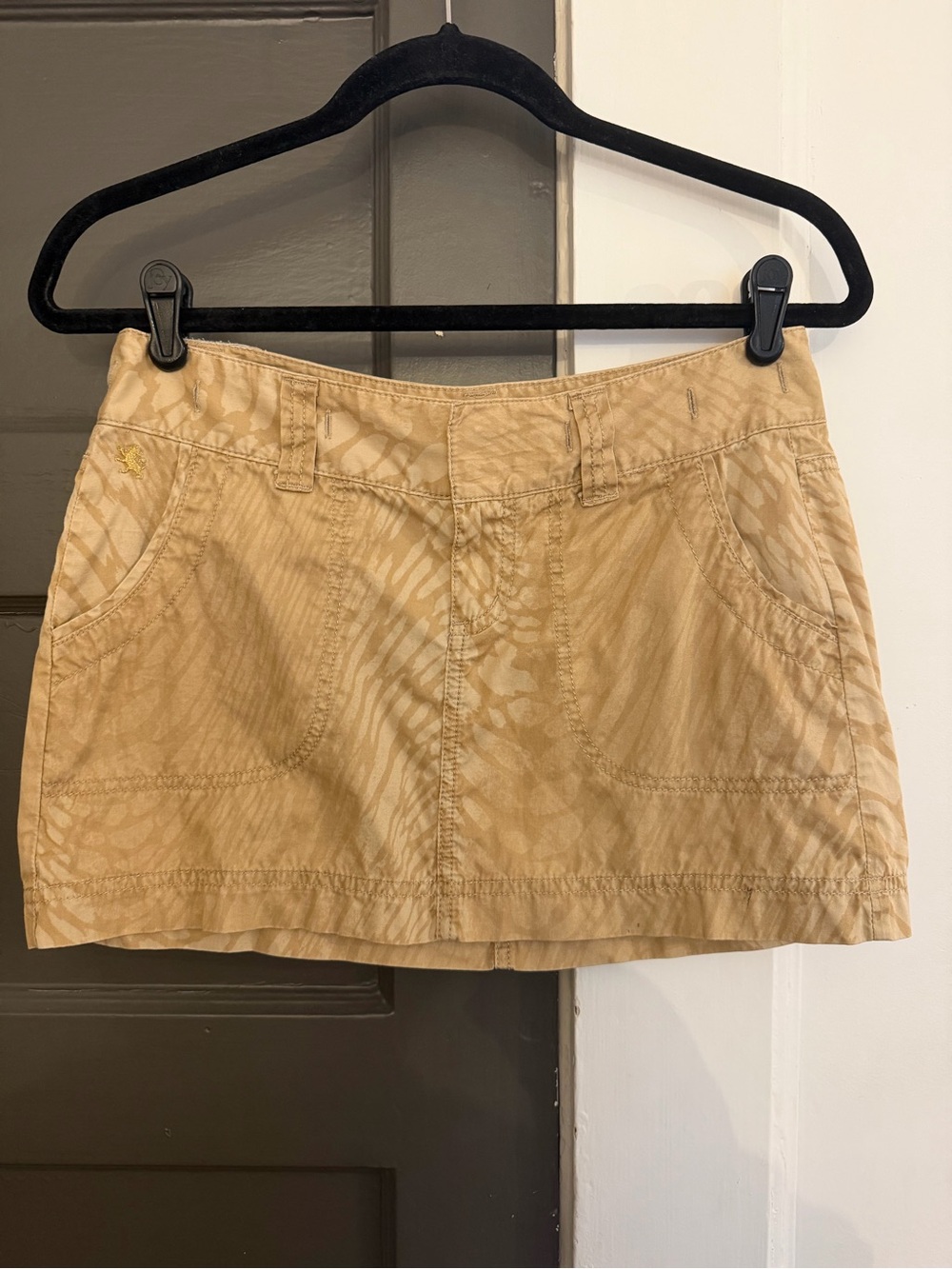 Y2K Express Cotton Mini Skirt